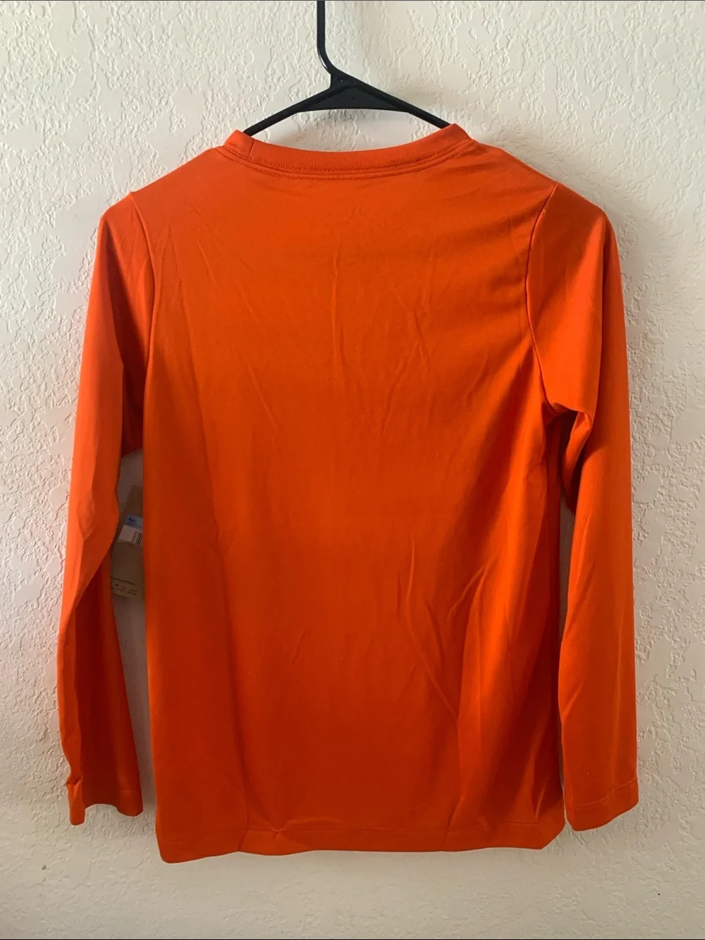Nike Orange Long Sleeve Performance Top